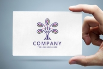 Peacock Tree Logo Template Screenshot 1