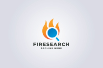 Fire Search Logo Pro Template Screenshot 3