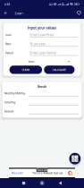 Finance And EMI Calculator - Android App Screenshot 48