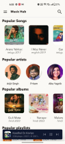 Music Hub - Android App Source Code Screenshot 2